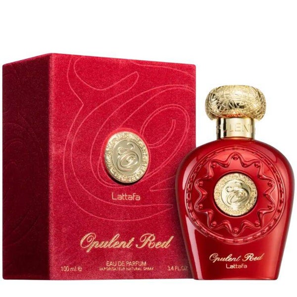 OPULENT RED Lattafa – Perfume Unisex Floral Frutal | Elegante, Sofisticado y Seductor