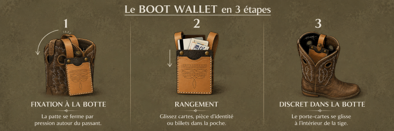 Le BOOT WALLET en 3 étapes