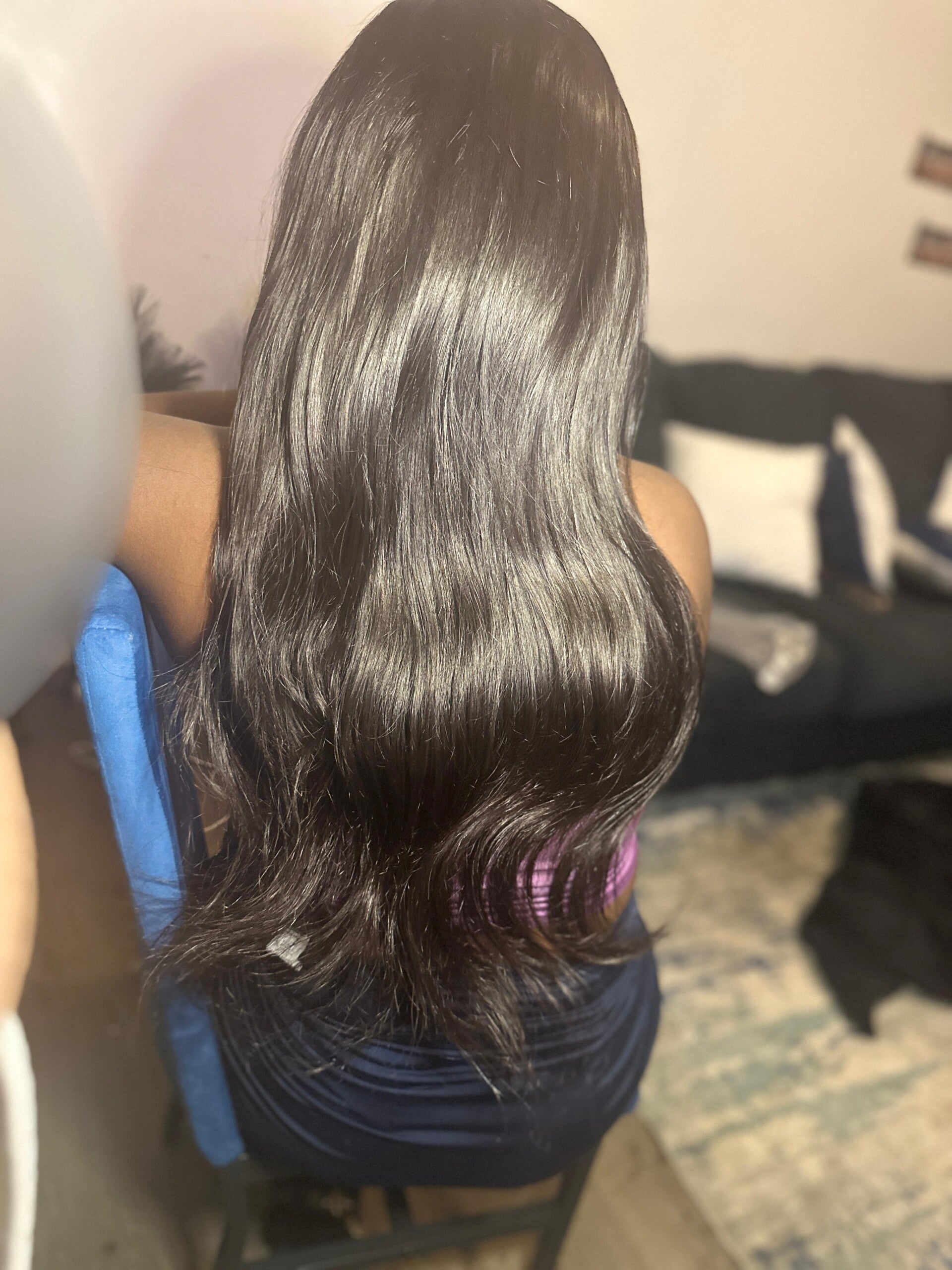 WHOLE LACE WIG STRAIGHT 24'' , 100% NATURAL