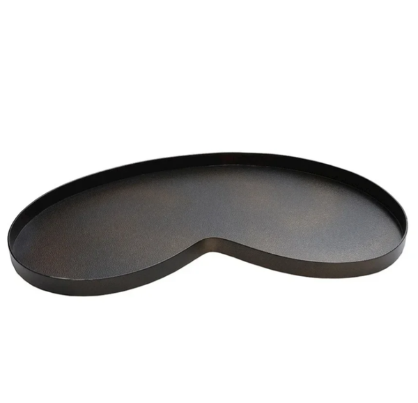 Vase the World Villetta - Dienblad - Brons Bruin Metaal - Maat: S - Organische Kidney Tray