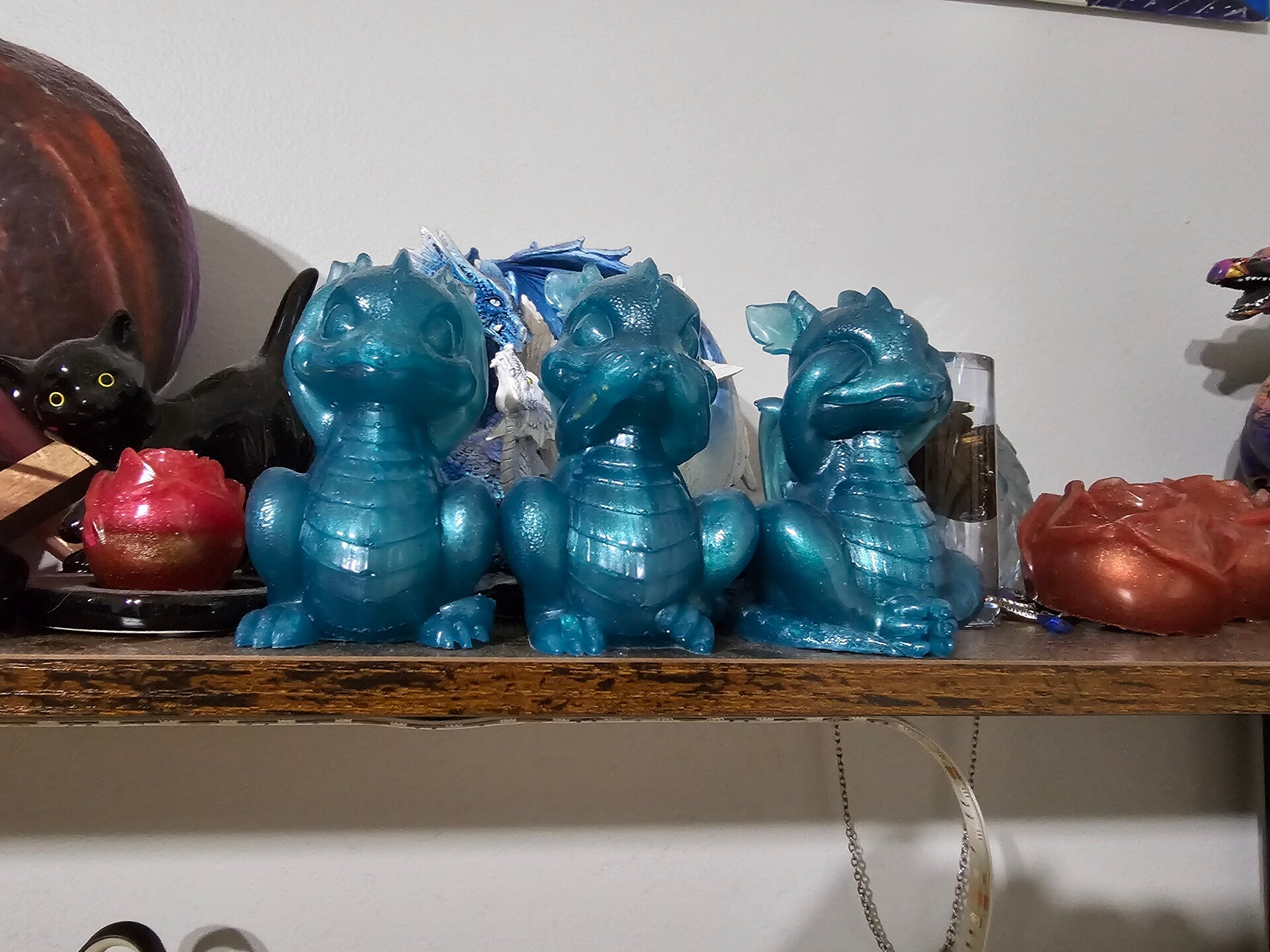 Hear No, See No, Speak No Evil dragons