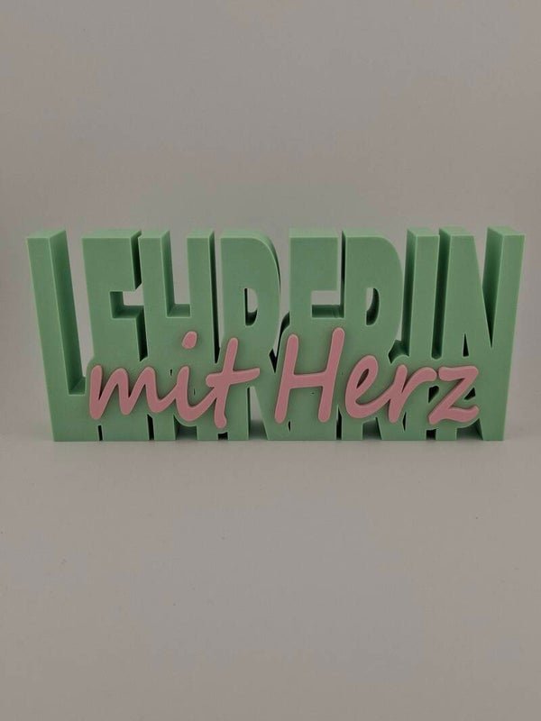 LEHRERIN mit Herz