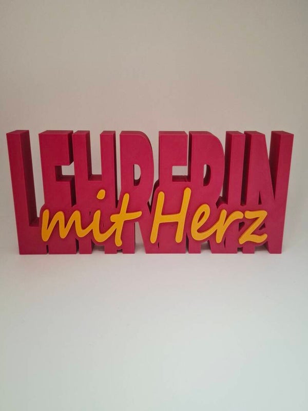 LEHRERIN mit Herz