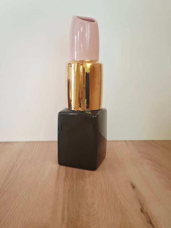 Vase Lippenstift Gilde rosa