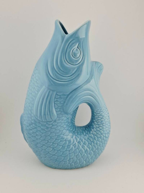 Vase Gift Company hellblau Karaffe Monsieur Carafon