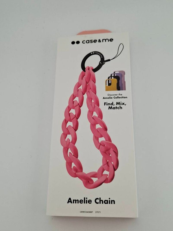 case & me Smartphone Handgelenkkette Amelie Chain pink