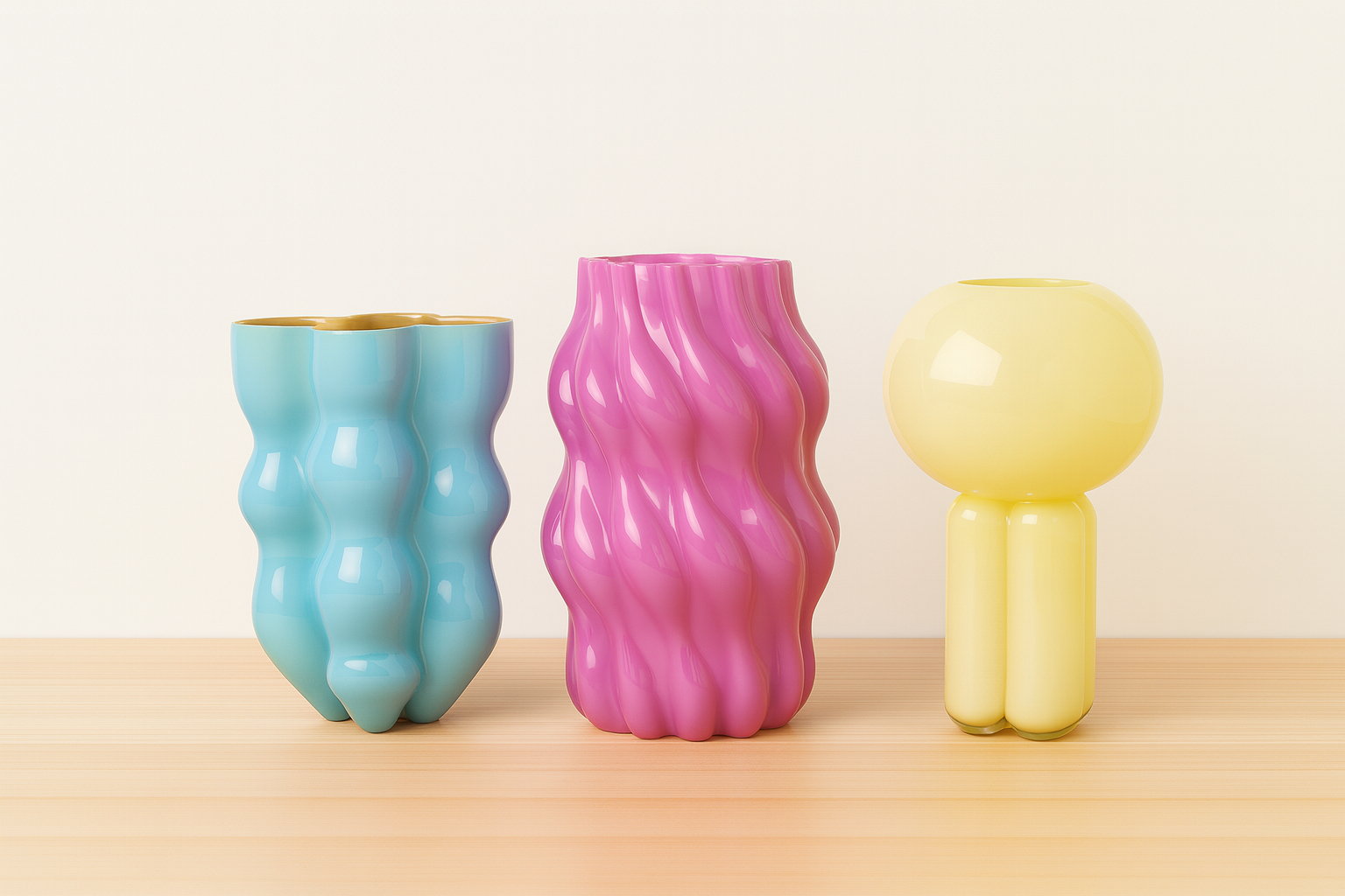 VASE blau Lawrence Grey Home