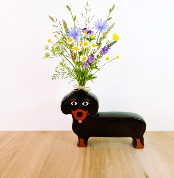 Fluid Market Vase Dackel