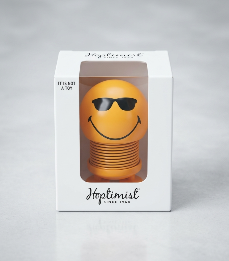 Hoptimist  Wackelfigur Smiley Cool Sonnenbrille