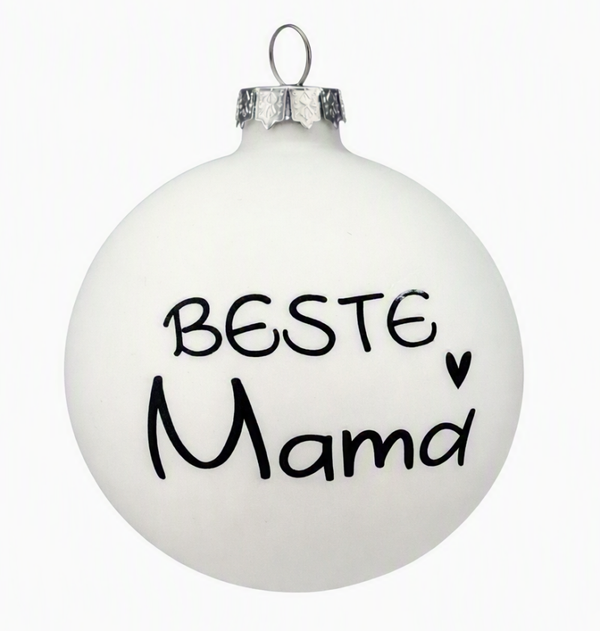 Weihnachtskugel beste Mama