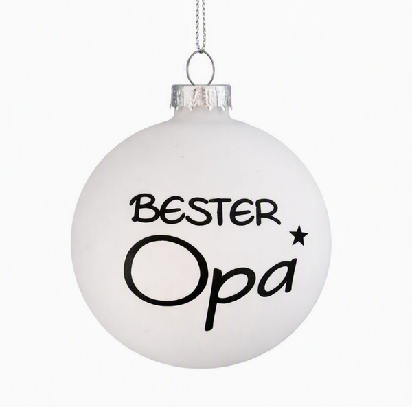 Weihnachtskugel bester Opa