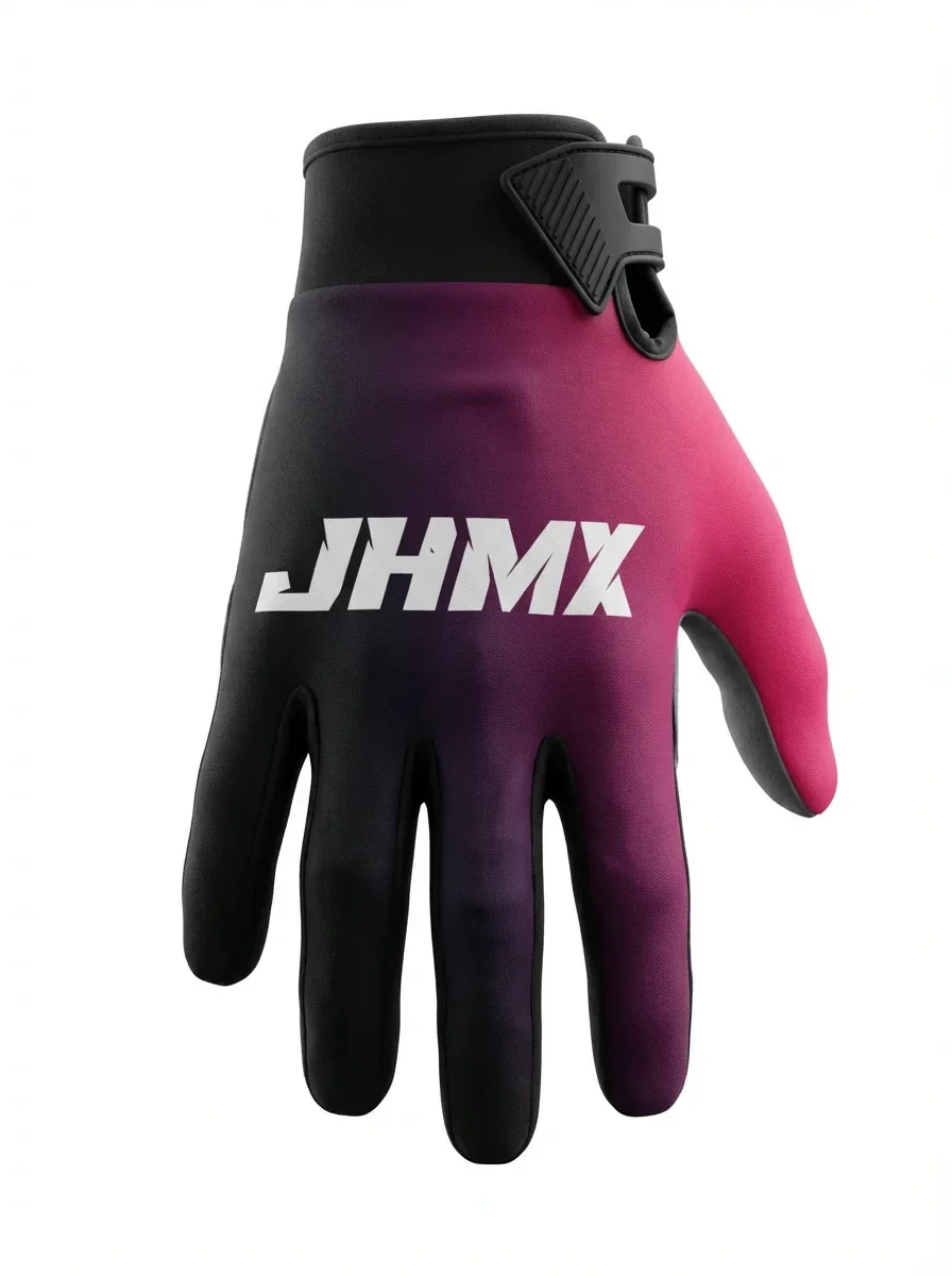 JHMX Pink & Black fade gloves Large