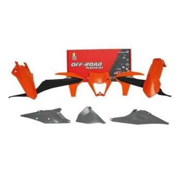 PLASTIC KIT/6 2020-23 EXC/EXC-F OEM 2021, RTECH R-KITKTM-OEM