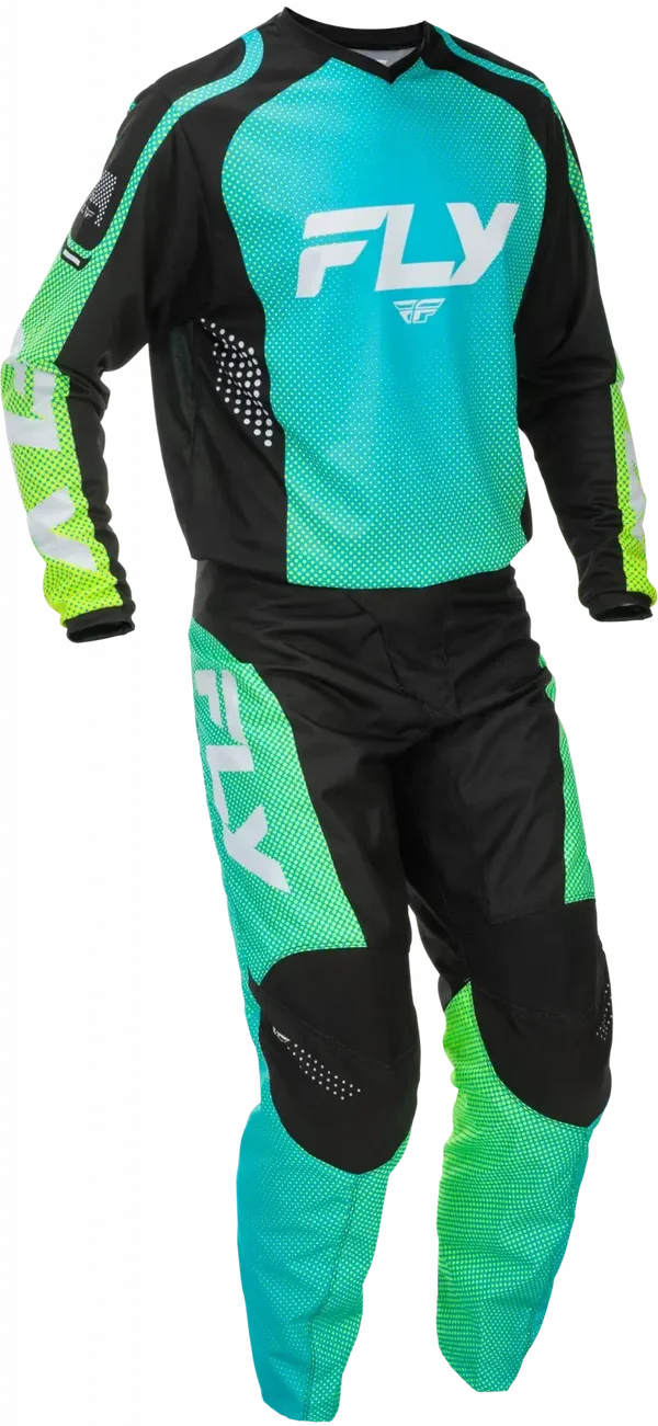 Fly Racing Full Kit - Aqua (Jersey/Trousers/Gloves)