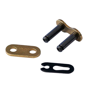 DID Split Link 520 Gold / Black (RJ)