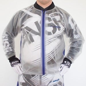 APICO CLEAR RAIN JACKET CLEAR/BLUE