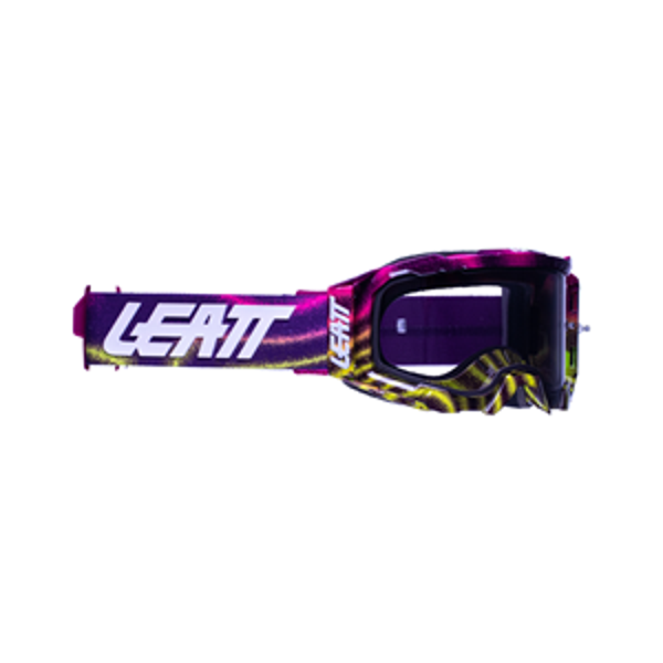 GOGGLE VELOCITY 5.5 ZEBRA NEON - LIGHT GREY LENS