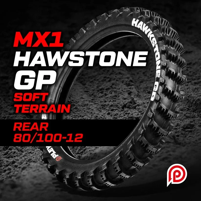 MX1 HAWKSTONE GP Soft Sand Tyre Rear - 80/100–12