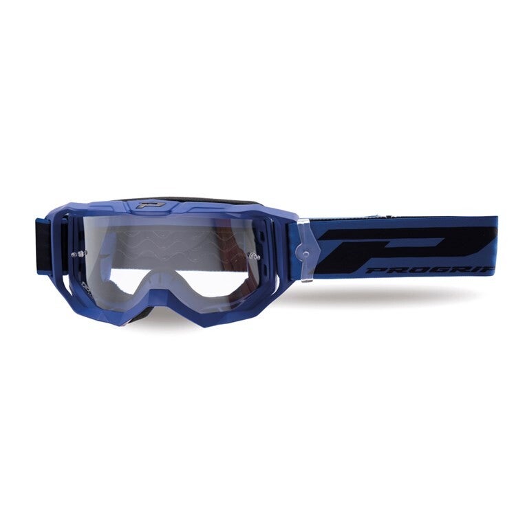 VISION GO TEAR OFF GOGGLE BLUE CLEAR LENS