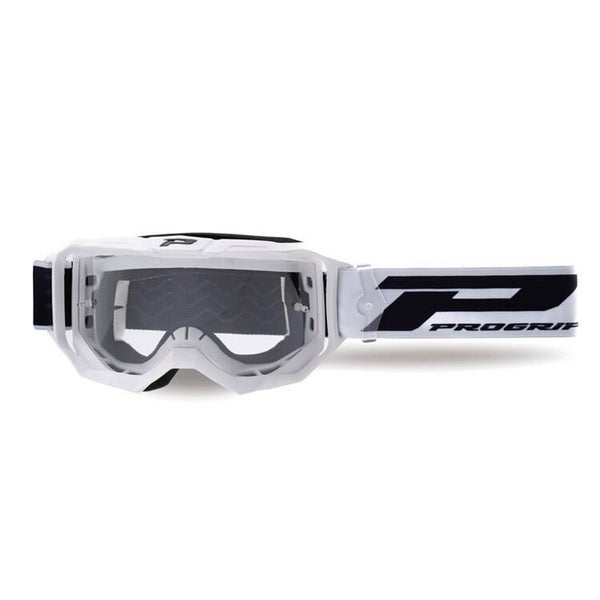 VISION GO TEAR OFF GOGGLE WHITE CLEAR LENS