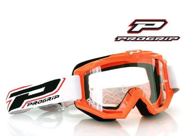 PROGRIP ATZAKI GOGGLE ORANGE WITH CLEAR LENS