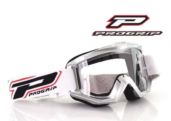 PROGRIP ATZAKI GOGGLE SILVER WITH CLEAR LENS, PG3201 SILVER