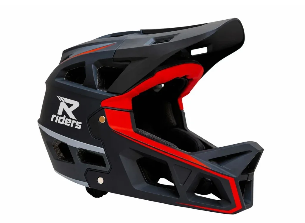 R-Riders MTB Helmet Full Face - Black