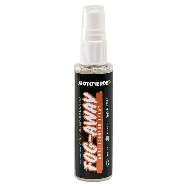 Motoverde Fog-Away Spray 75ml Anti-Fog Visor Goggles