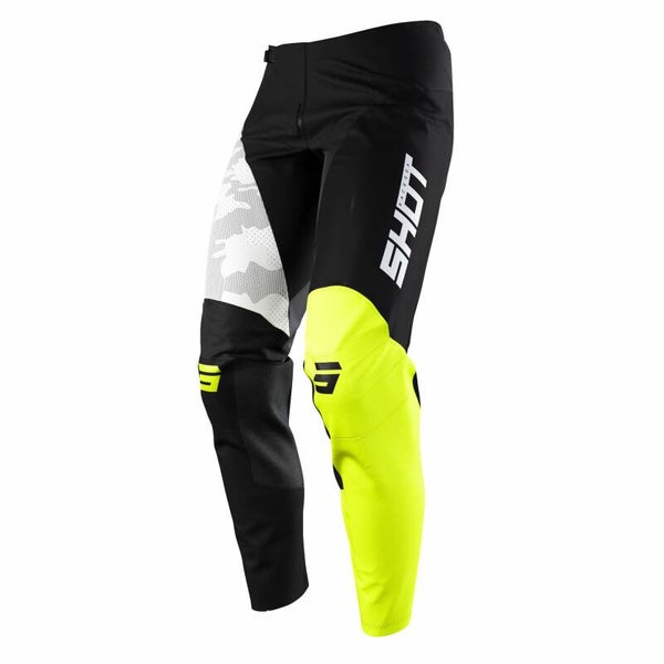Shot Contact Motocross Trousers Camo Neon Yellow - 30" (83cm by 97cm)