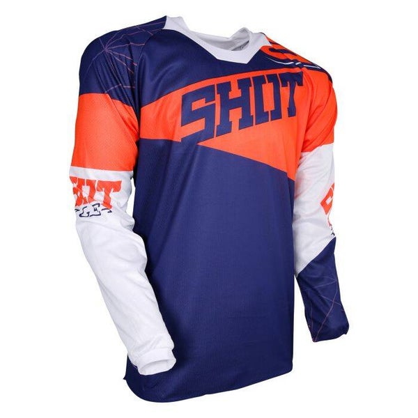 Shot Contact Infinite Orange Adults Motocross Jersey - Small