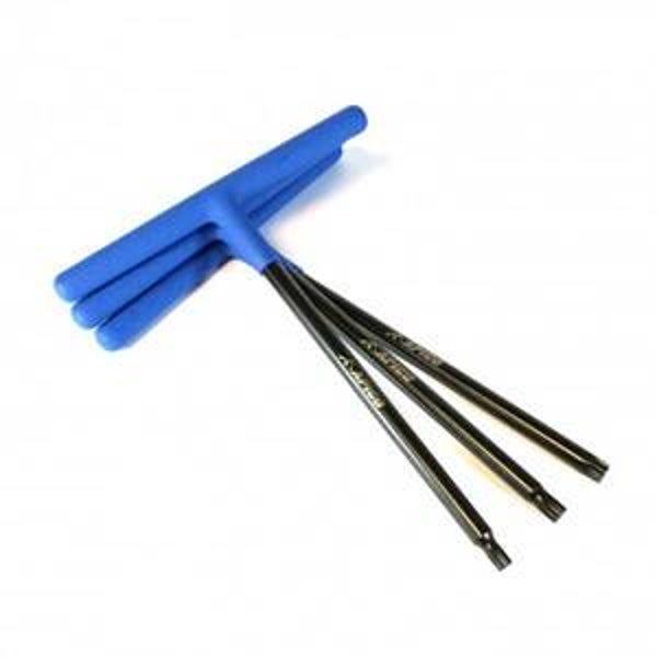 T-BAR PREMIUM TORX HEAD BLACK/BLUE 3PCS SET T30, T40, T45