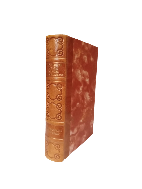 Recueil sur les Philosophes du XVIIIe, Montesquieu, Rousseau, Voltaire, Buffon et Diderot