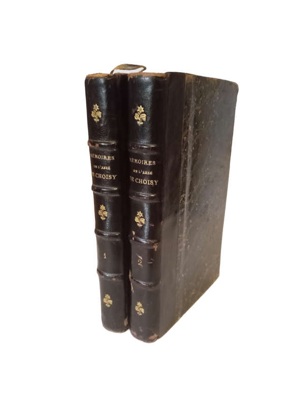 Mémoires de l'Abbé de Choisy en 2 volumes.