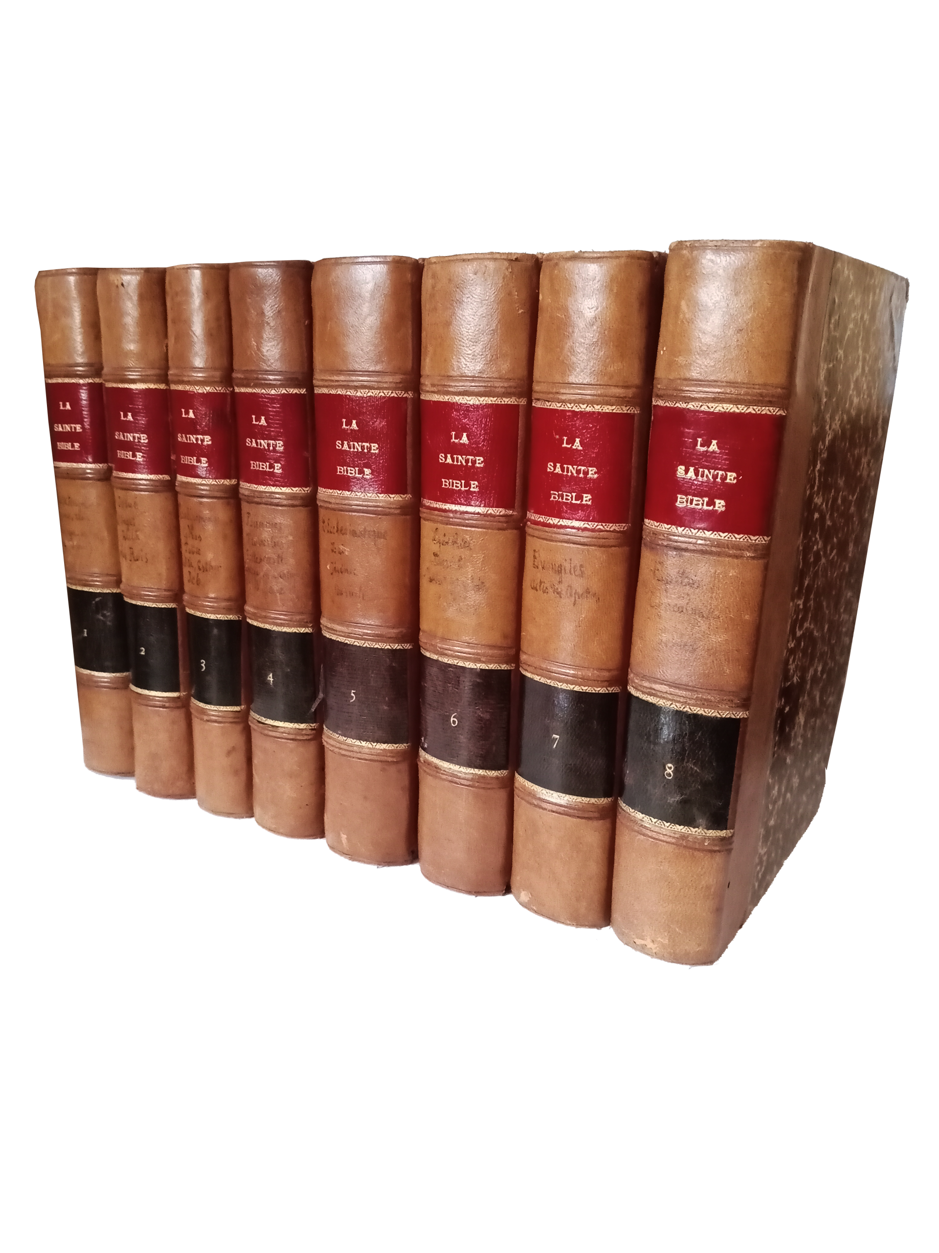 La Sainte Bible en 8 tomes Latin/Français