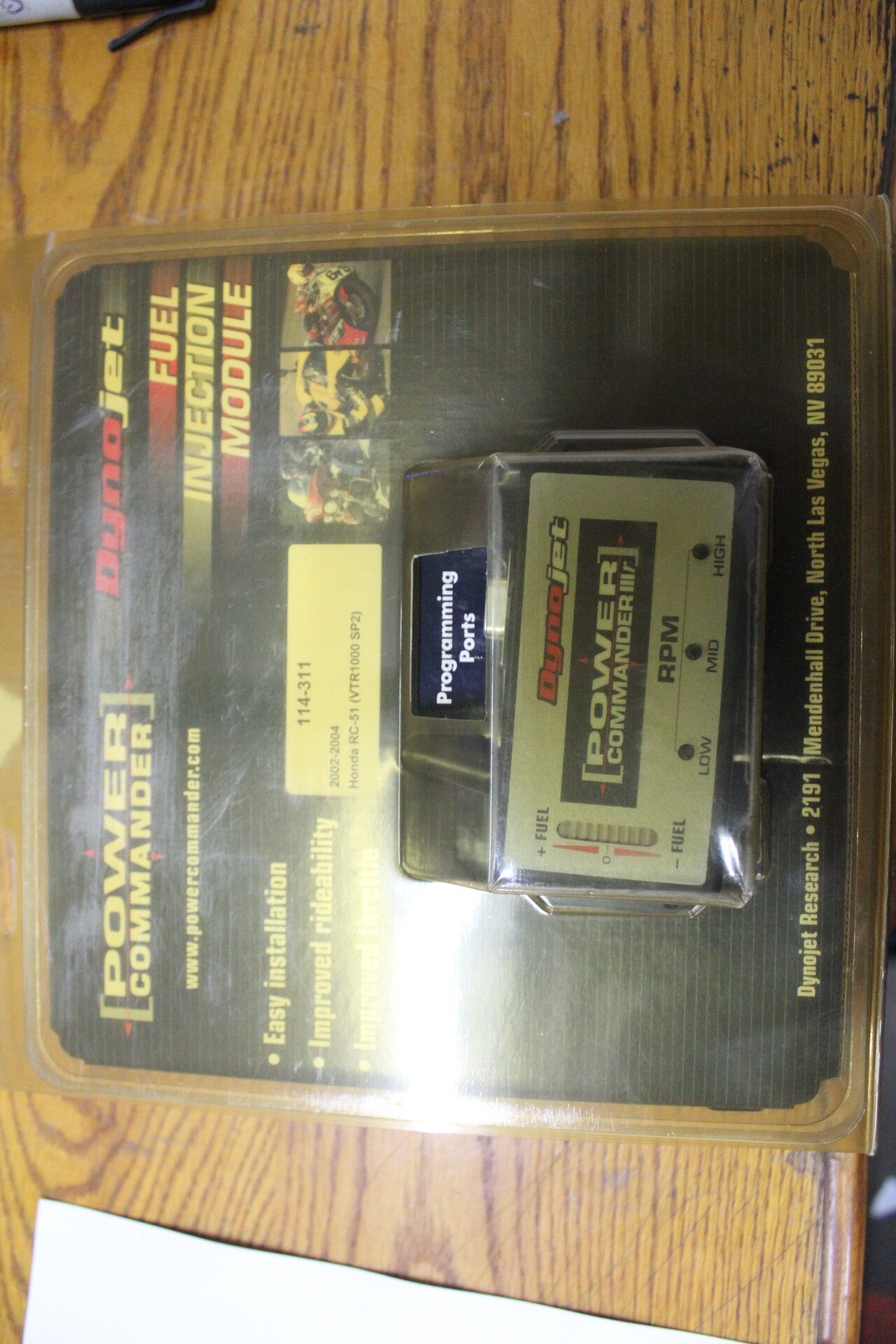 02-04 HONDA RC-51 VTR1000 SP2 POWER COMMANDER PCIII