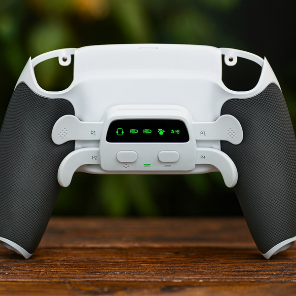 4 knop's behuizing wit