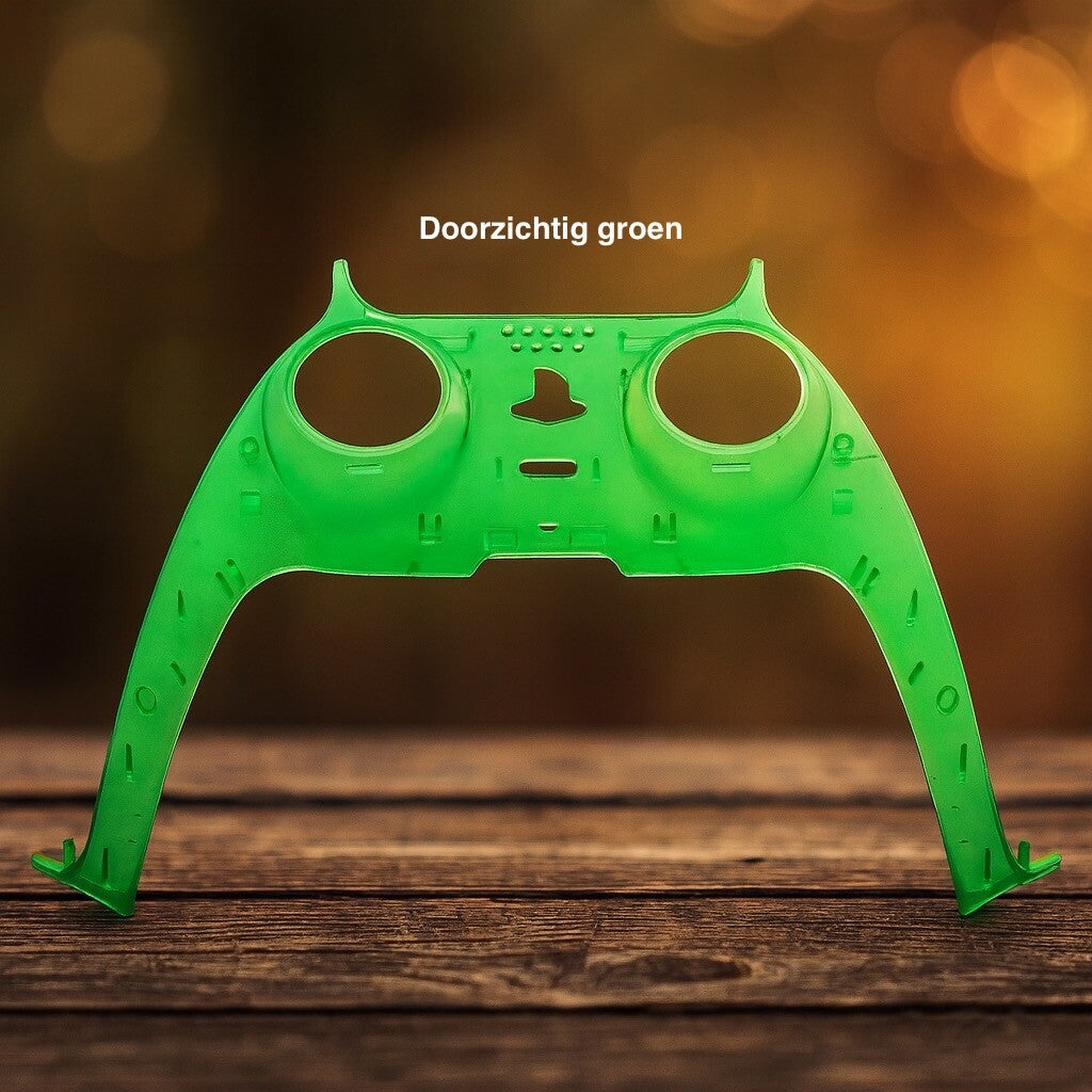 Trim doorzichtig groen