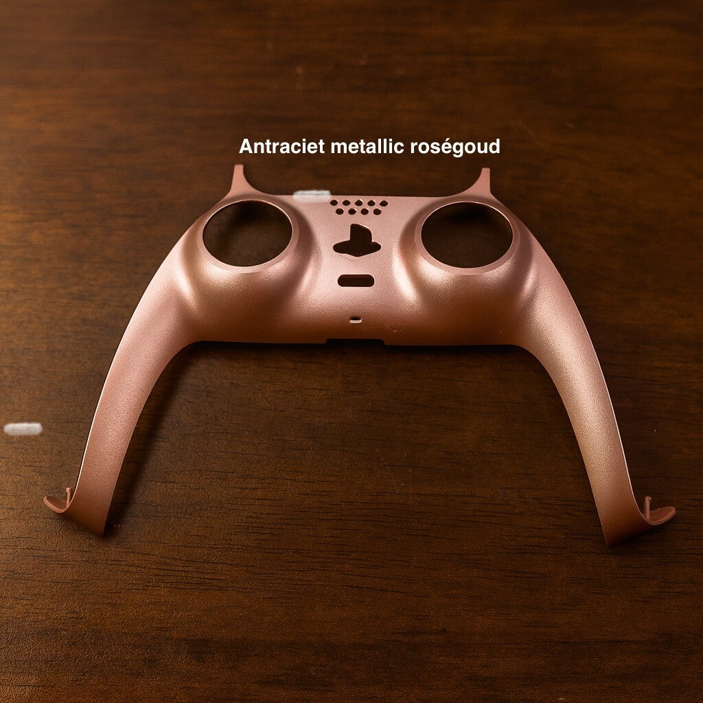 Trim antraciet metallic rosé goud