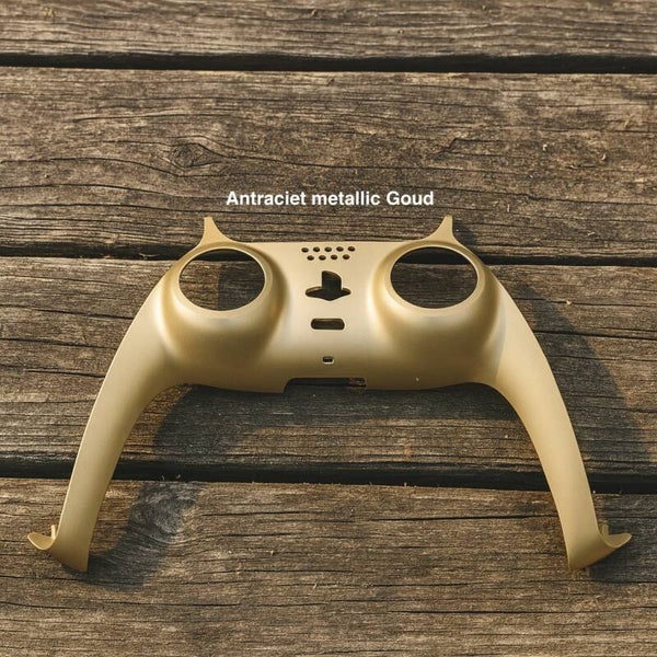 Trim antraciet metallic goud