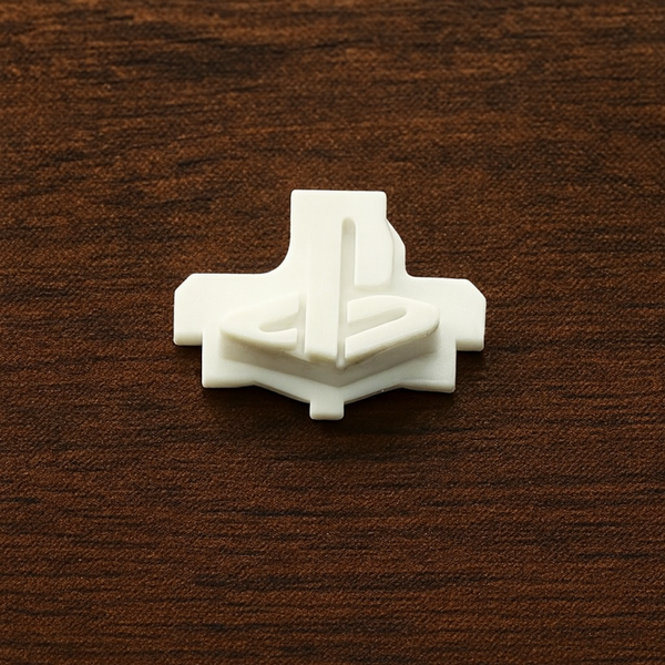 Plyatation logo knop wit