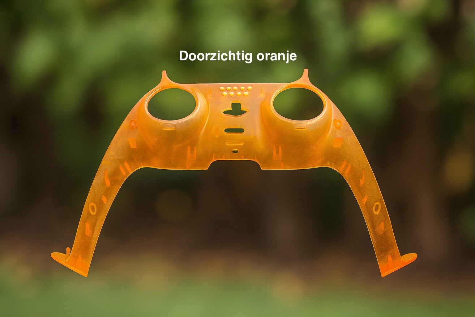 Trim doorzichtig oranje