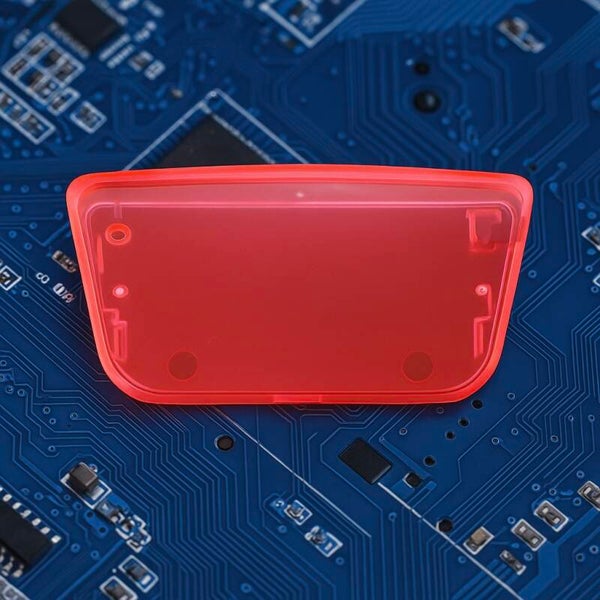 D-pad doorzichtig oranje rood
