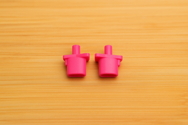 Option & share knoppen roze