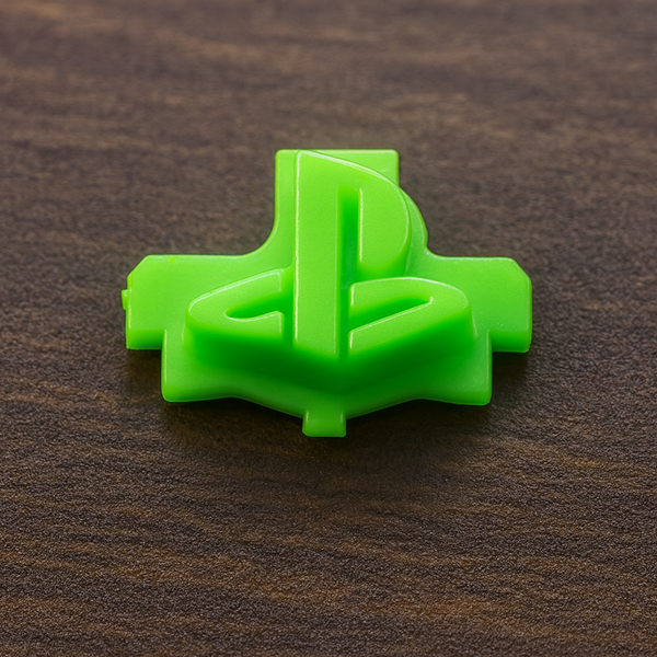 Playstation logo knop groen