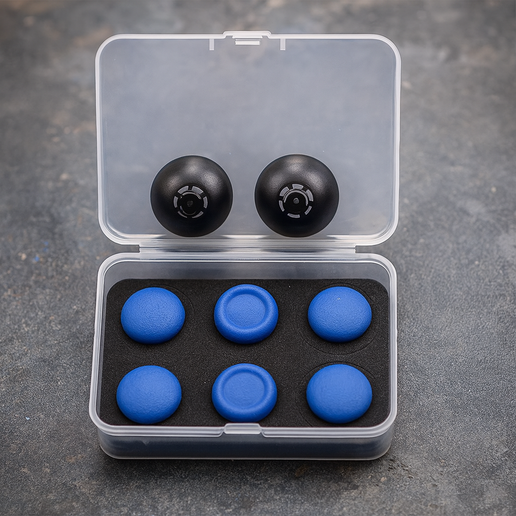 Joystick & grip blauw