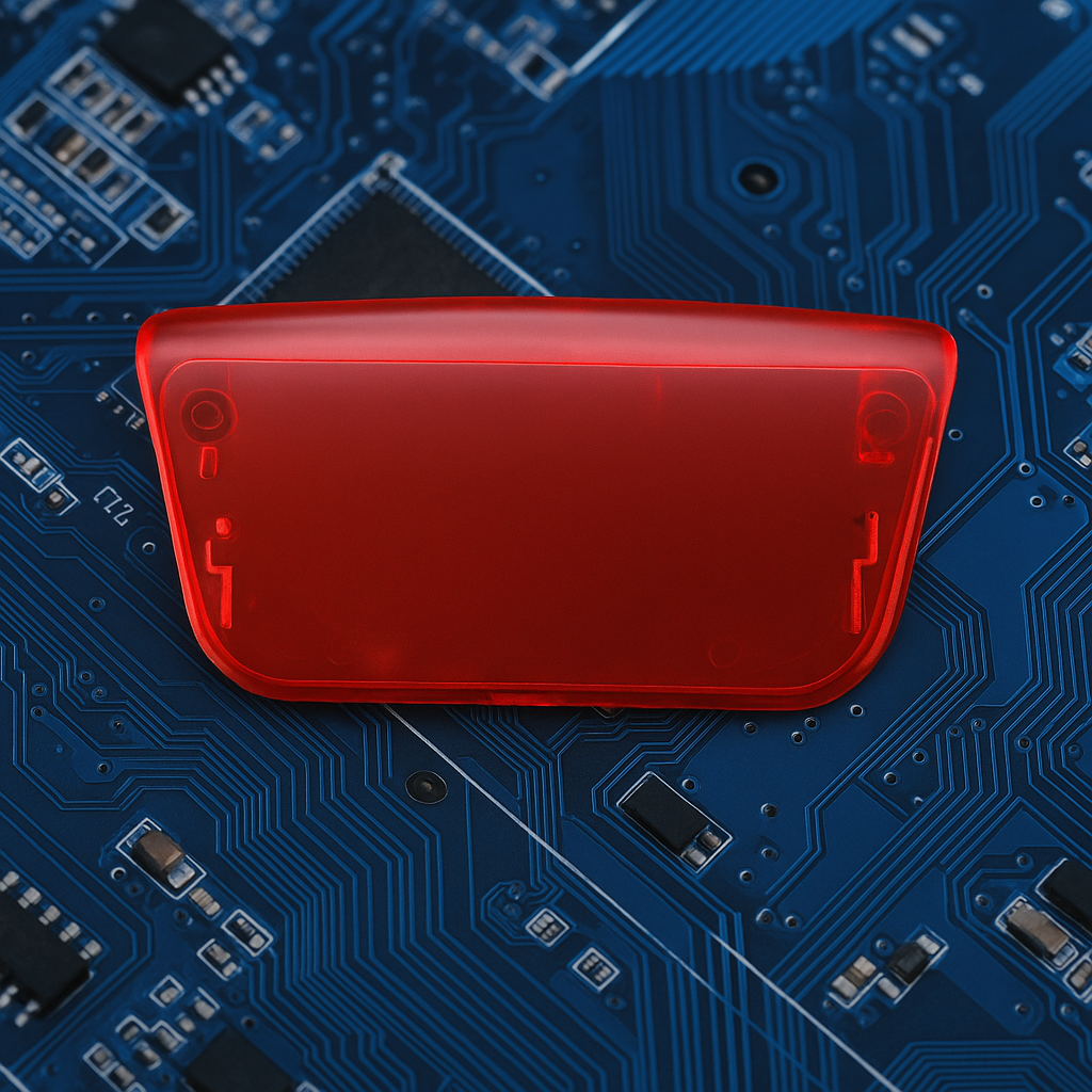 D-pad doorzichtig rood