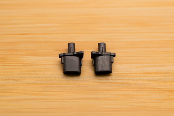 Option & share knoppen zwart