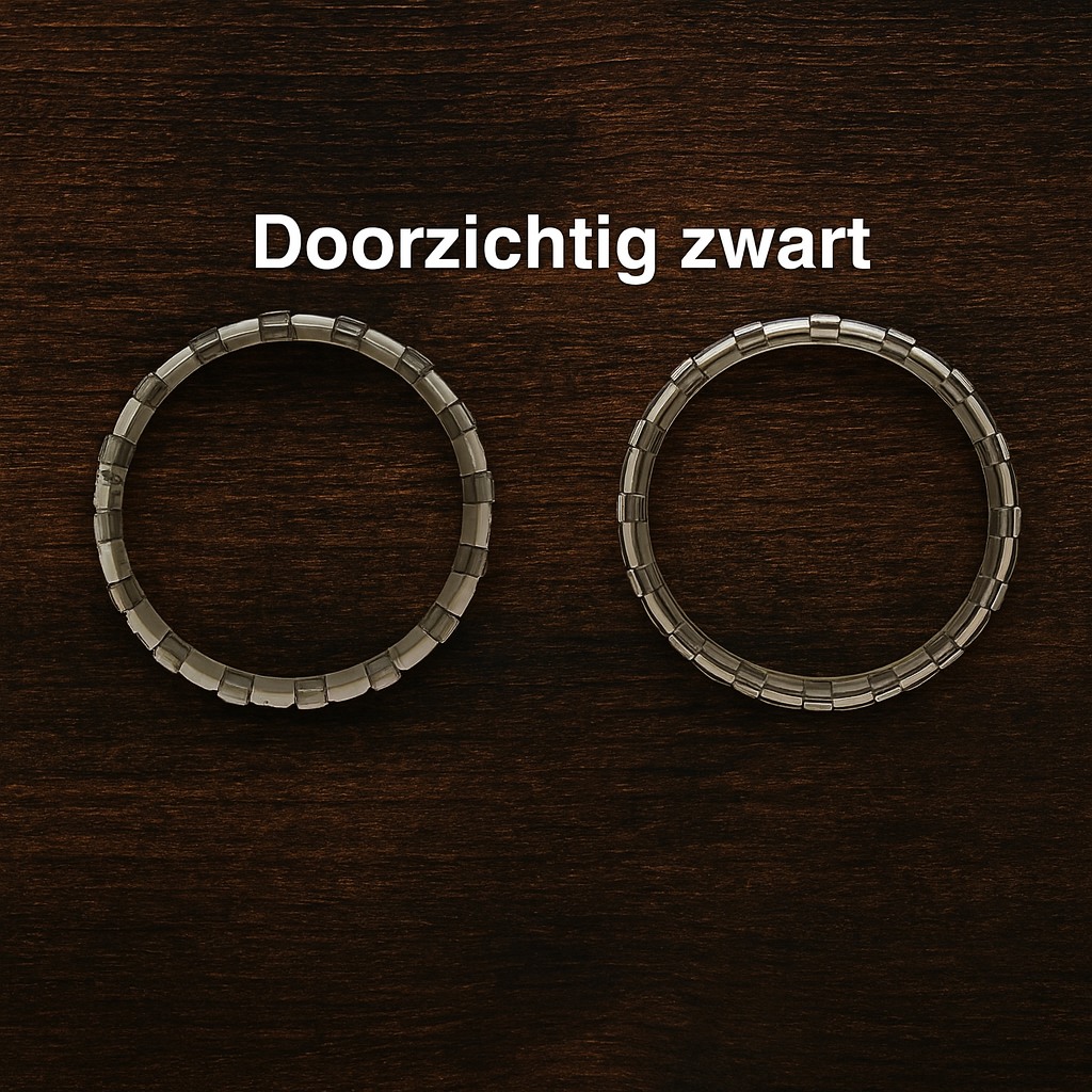 Joystick ring doorzichtig zwart