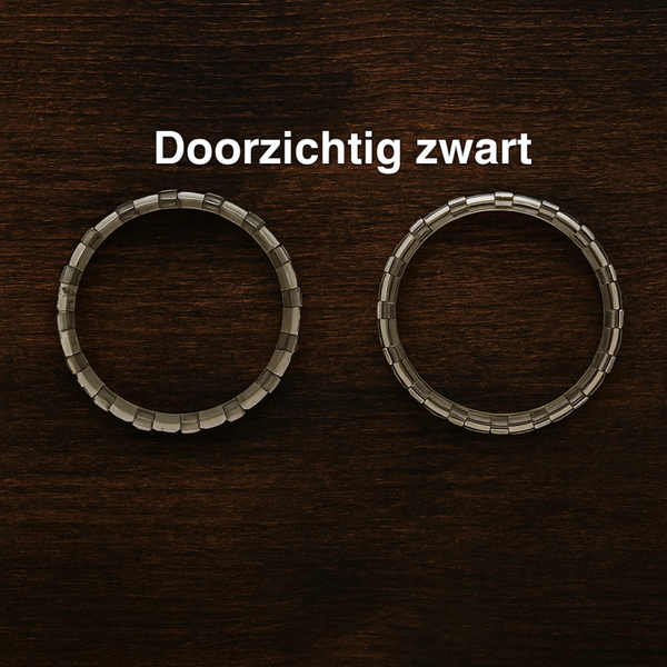 Joystick ring doorzichtig zwart
