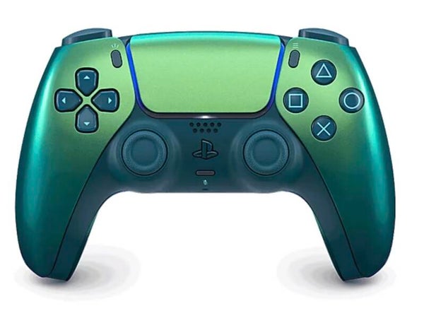 Playstation dualsense chroom groen